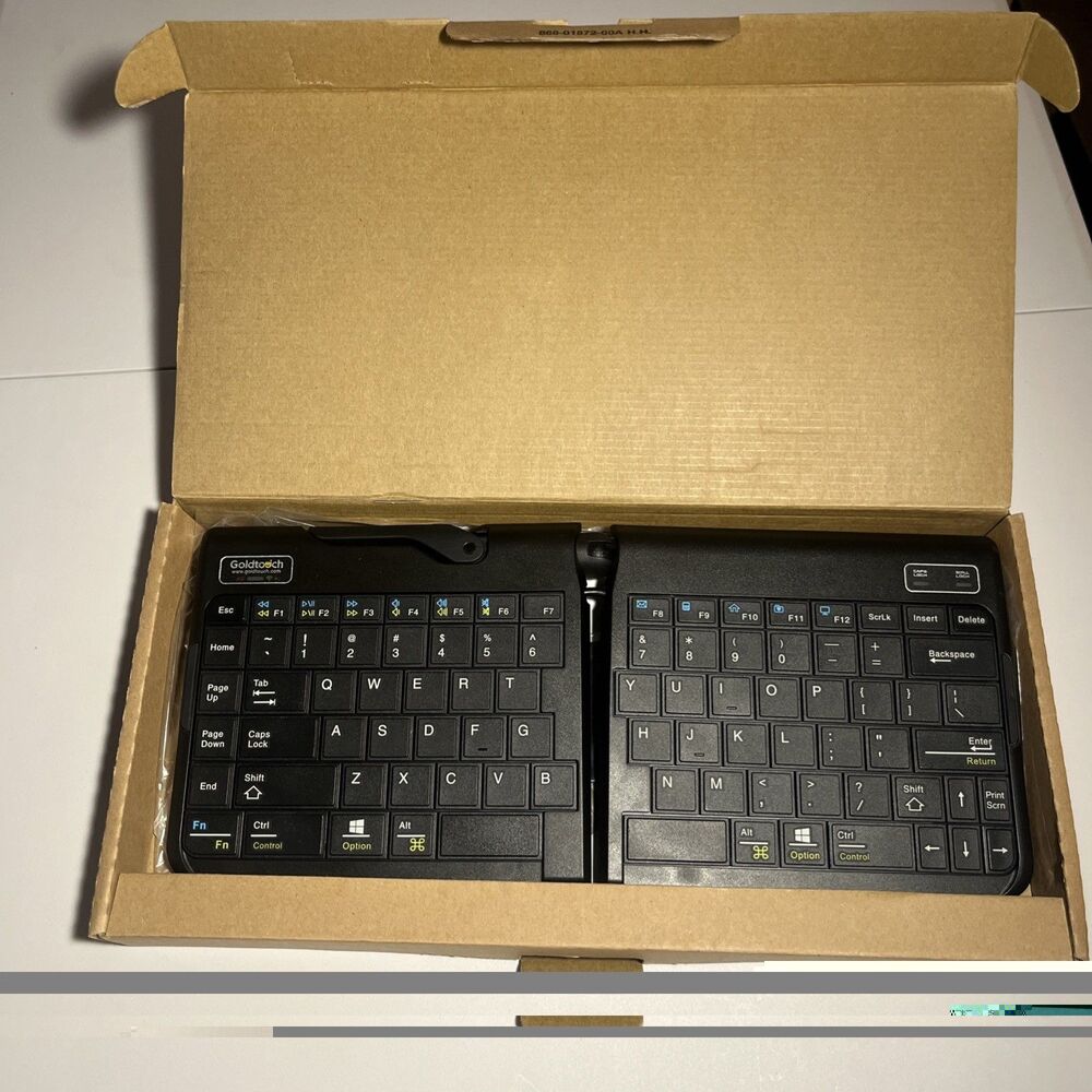 Goldtouch Keyboard SK-2770 Wireless Bluetooth Adjustable Ergonomic Tested